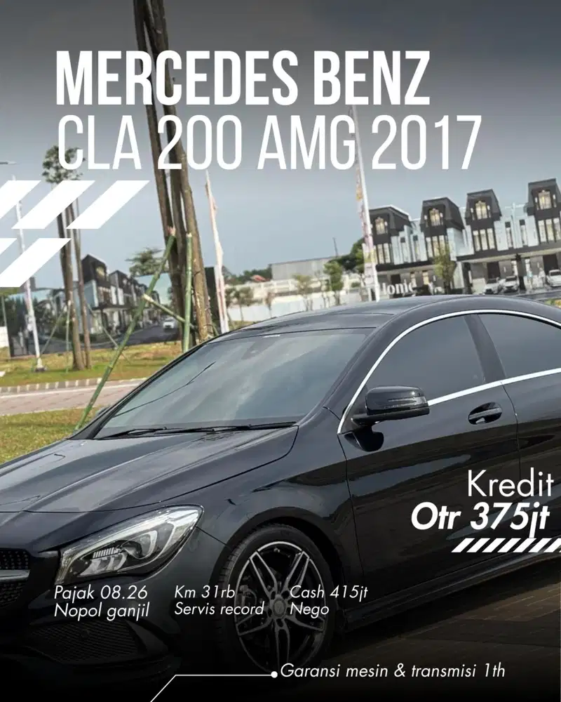 low km 31rb Mercy CLA 200 AMG at 2017 Facelift