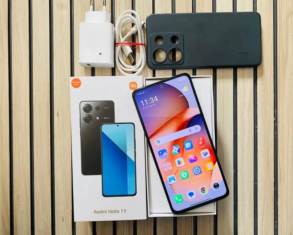 Redmi note 13 (8/256) lengkap ori