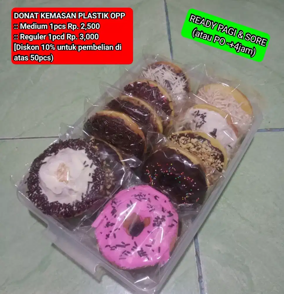 Donat home made varian rasa mix