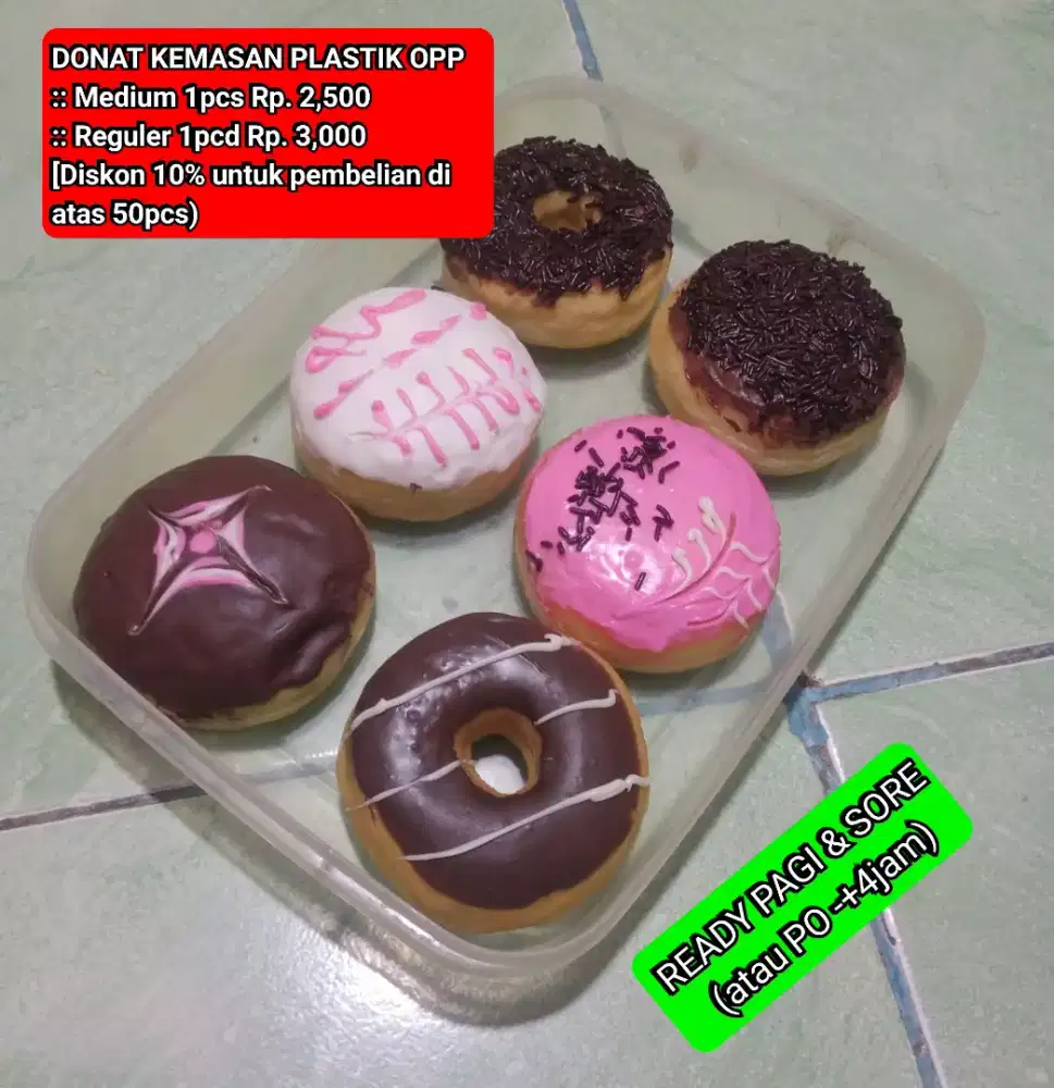 Donat home made varian rasa