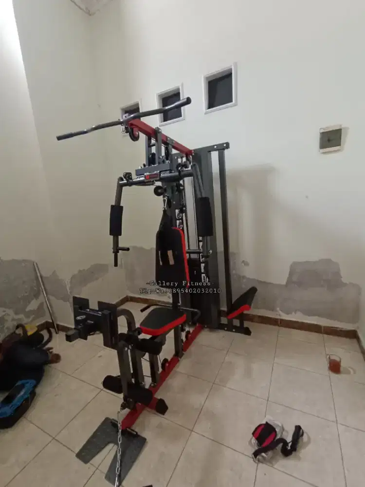 Home gym 1 sisi leg pres free antar pasang