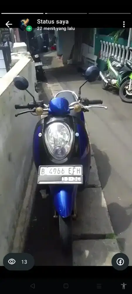 Honda scopy carbu tahun 2011