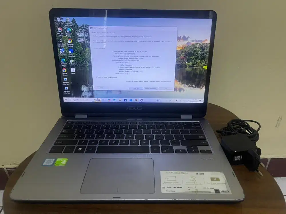 Asus Vivobook Flip TP41OU 14' corei7 7500U Hd1Tb Ram 8Gb Minus
