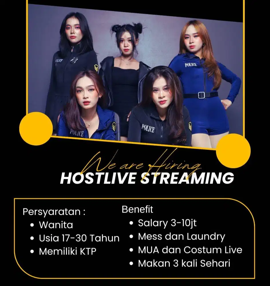 Lowongan Kerja Hostlive Streaming