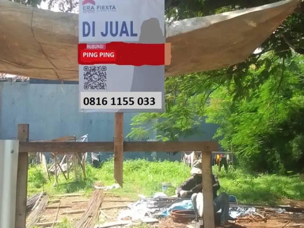 Kavling Gandeng di  Taman Semanan Indah, Jalan Besar, Hadap Utara.