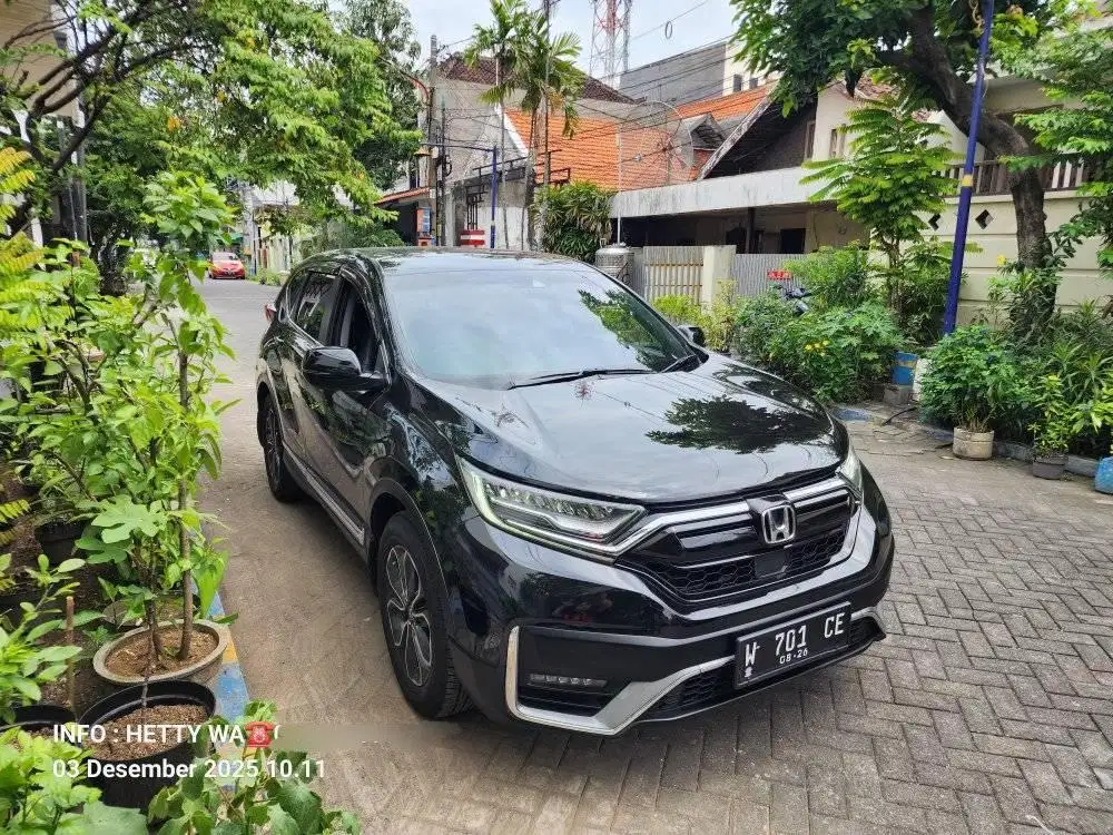 HONDA CRV TURBO PRESTIGE SENSING 2021 HITAM MATIC