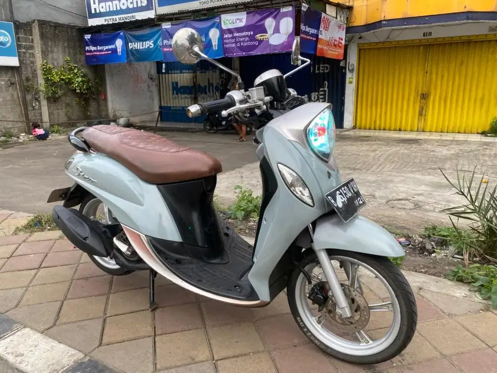YAMAHA FINO PREMIUM BLUE CORE LED FI 2021 SIAP PAKAI