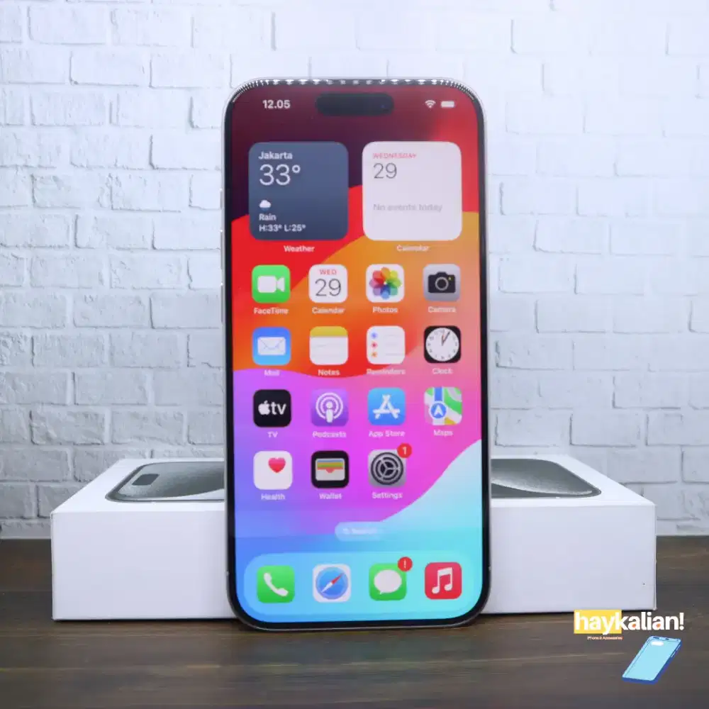 iPhone 15 Pro 128GB Garansi Resmi Indonesia