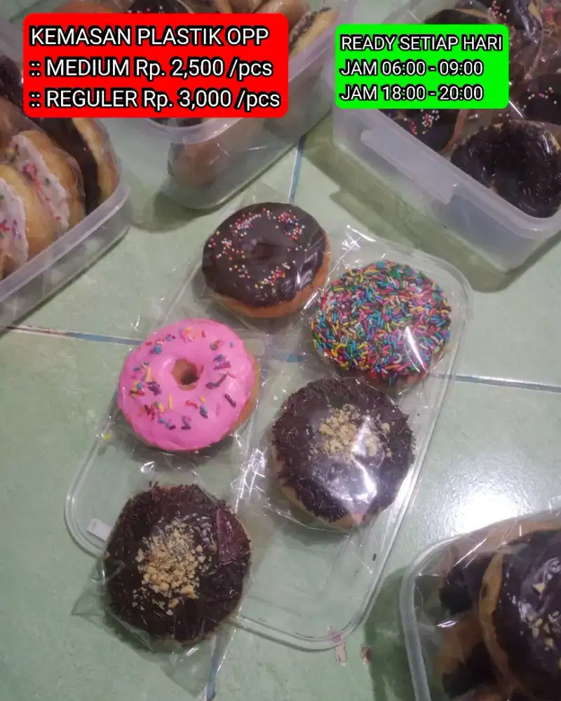 Donat susu varian rasa