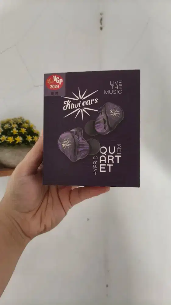 Kiwi Ears Quartet 2DD+2BA BassHead iem Earphone