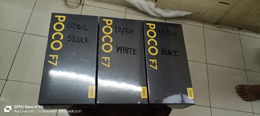 PROMO POCO F7 5G 12/512 NEW FRESH RESMI