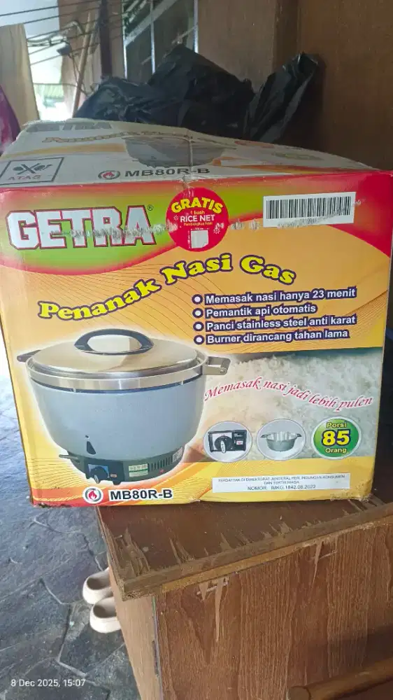 Penanak Nasi Gas / Rice cooker gas