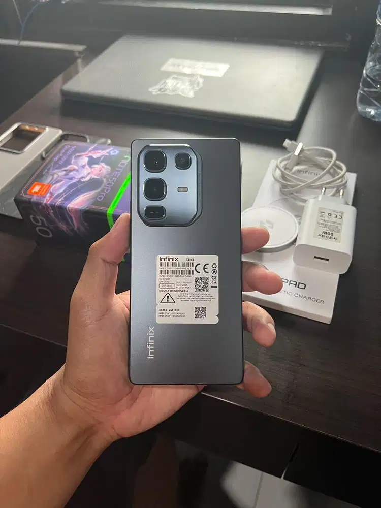 INFINIX NOTE 50 pro black (fullset) like new