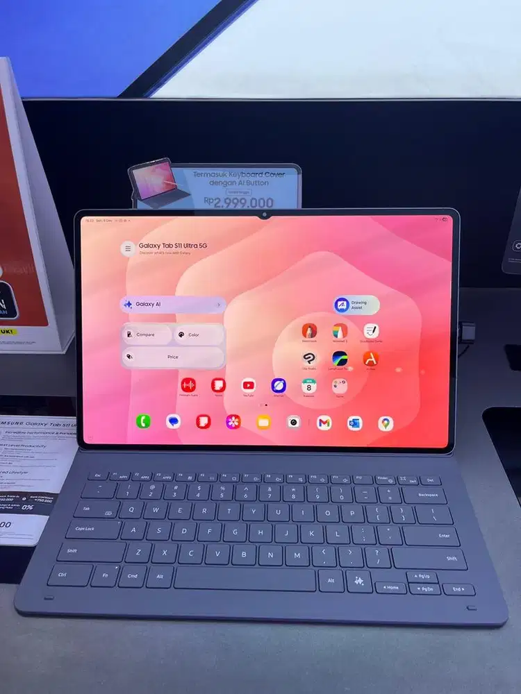 Samsung galaxy Tab 11 Ultra 12/256GB cicilan 0% (22.999.000)