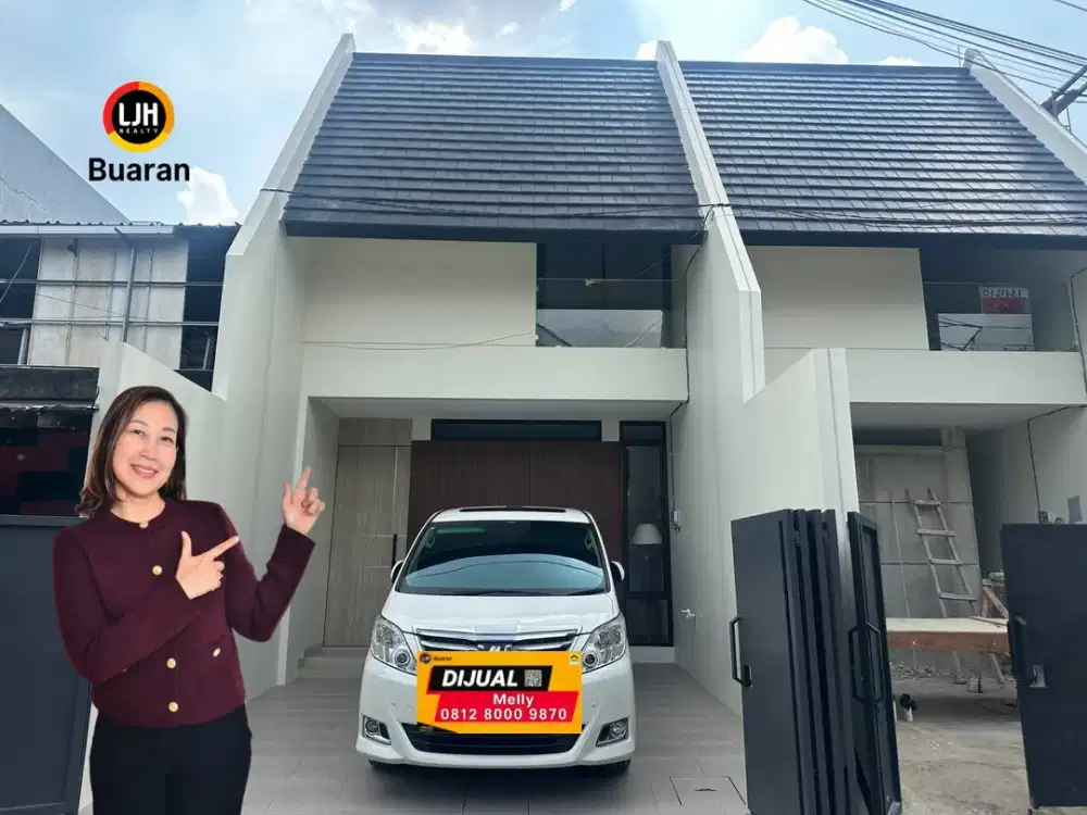 Rumah Baru Konsep Modern Minimalis di Cipinang Melayu, Pangkalan Jati Jakarta Timur