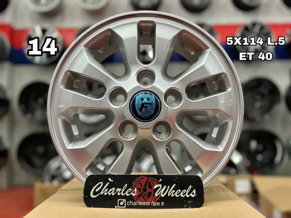 VELG KUDA PAKO R14 SILVER