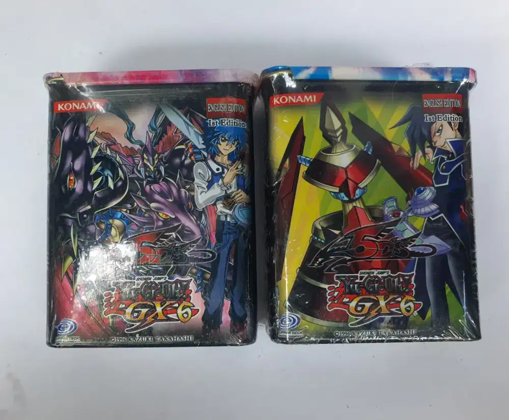 Kartu Yugioh GX-6 Bungkus Kaleng Segel ENGLISH EDITION 1st edition