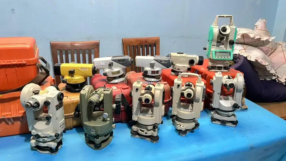 Jual borongan alat ukur theodolite dan auto level