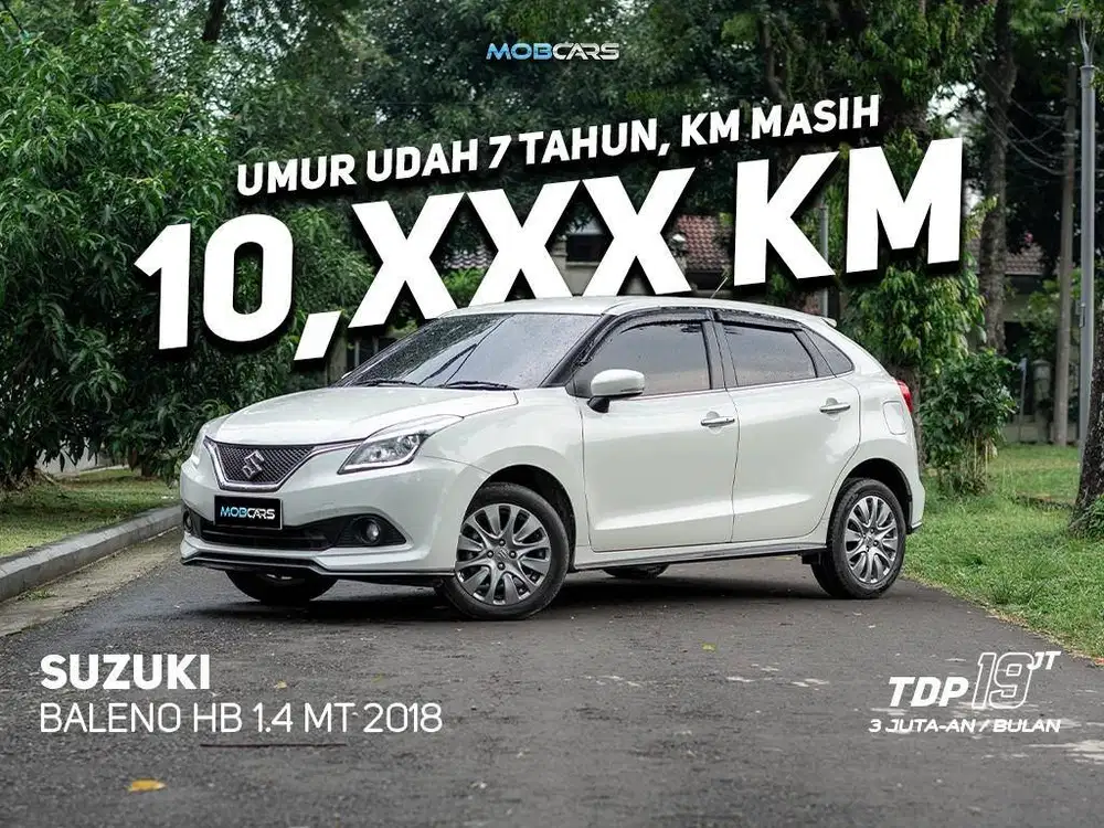 ANGSURAN 3 JUTAAN !!! BALENO HB 1.4 MT 2018 MANUAL MOBCARS