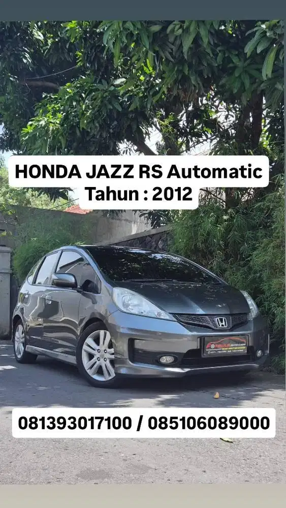 jazz rs at, th 2012, plat AB