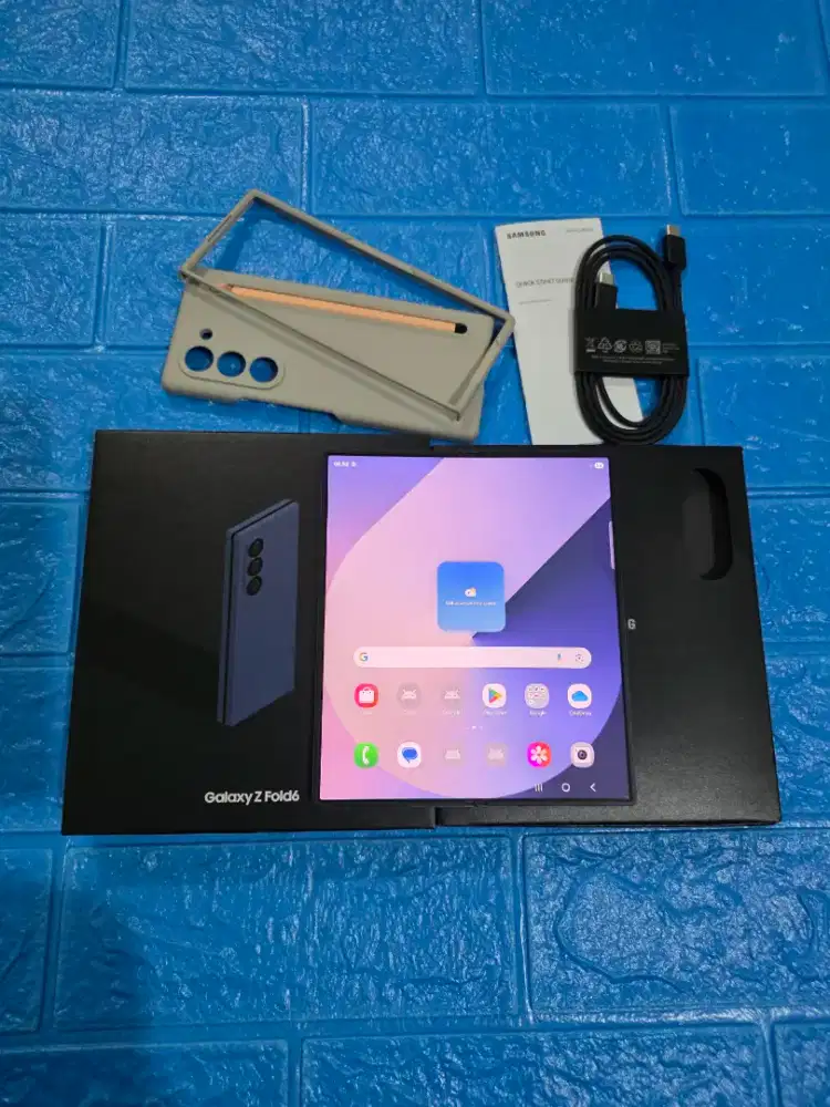 Samsung Z Fold 6 5G 12/256gb SEIN Lengkap Normal