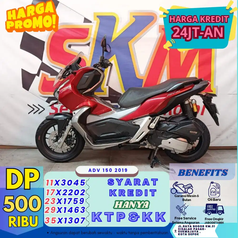 (gebyar DP 800 proses kilat) adv 2019 cash credt
