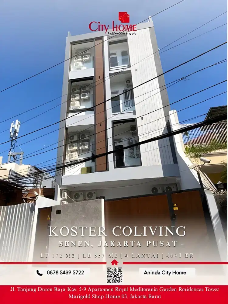 Baru Rilis! Kos 40 Kamar di Jakarta Pusat, Prime Location!