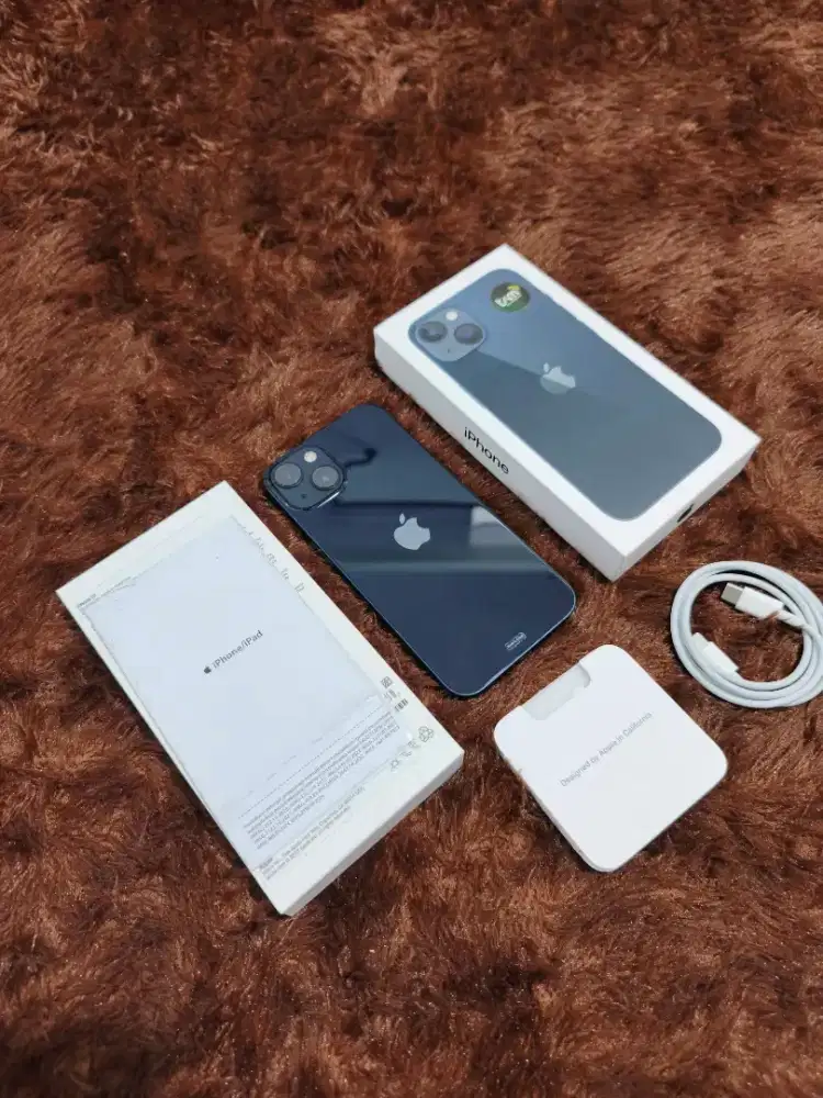 iPhone 13 128GB iBox Garansi 23 Juli 2026 - Midnight