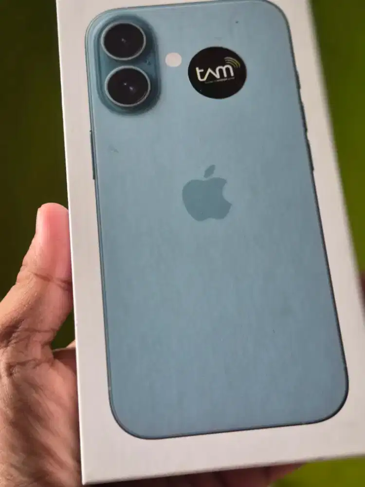 iPhone 16 128gb segel teal kode paa nota pembeliannya ada