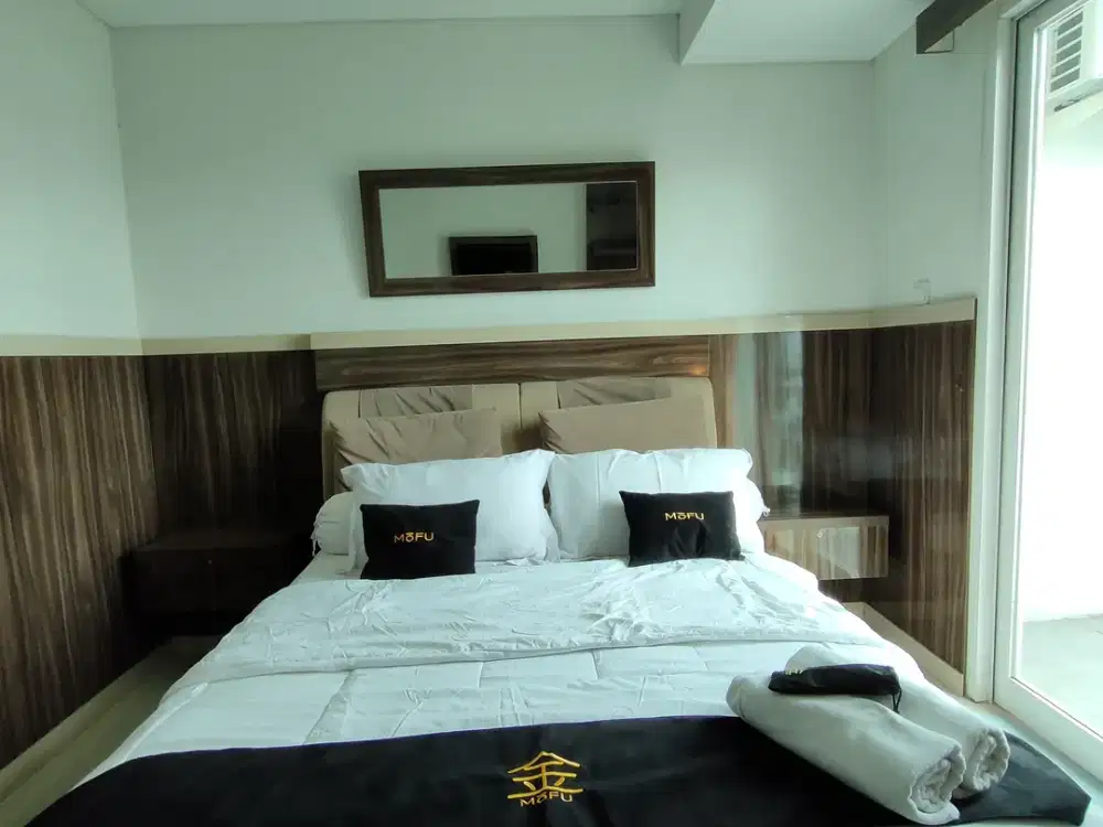 Studio Apartemen Lt 8 Tower Matoa woodland park residence, Siap Huni