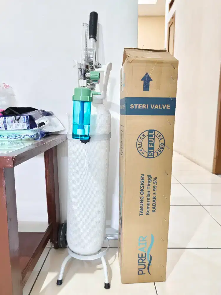 TABUNG OKSIGEN FULL SET BARU