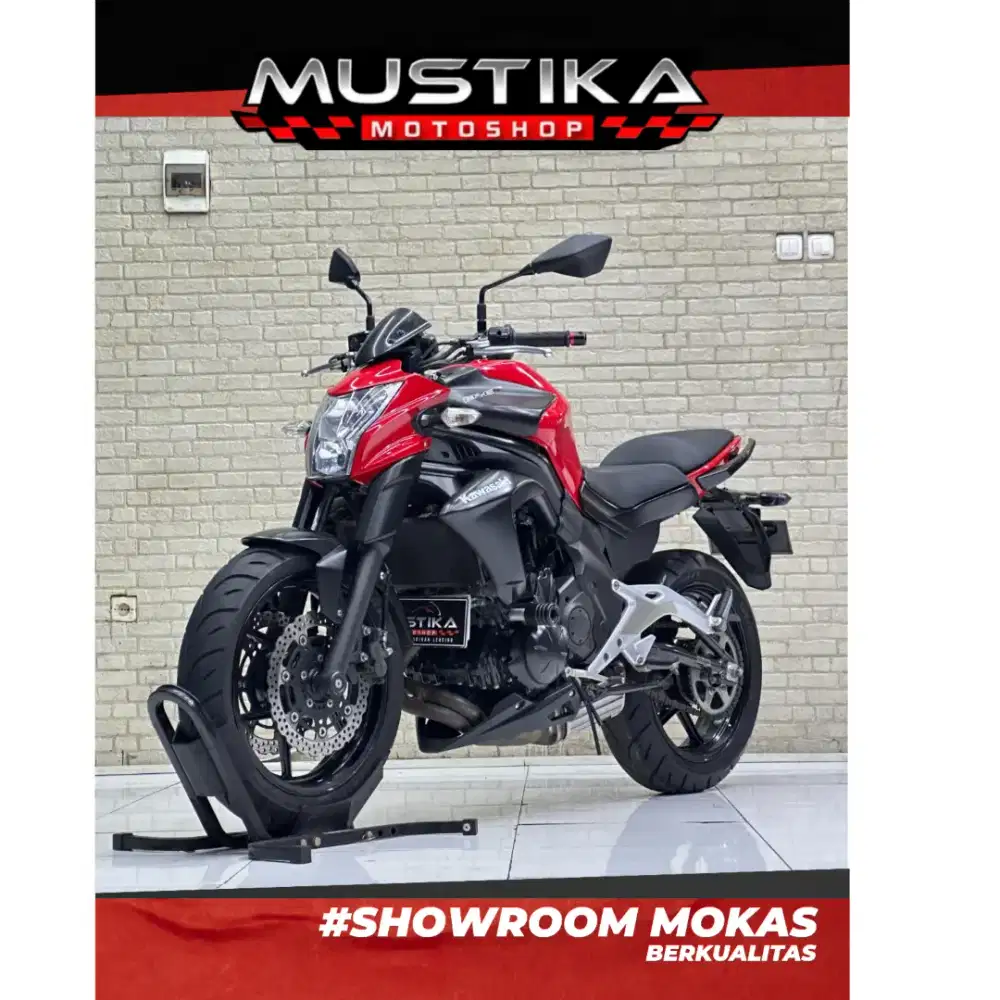 Perfect Condition!!Kawasaki ER6N Red 2012 Plat Jatim Mulus-Mustika