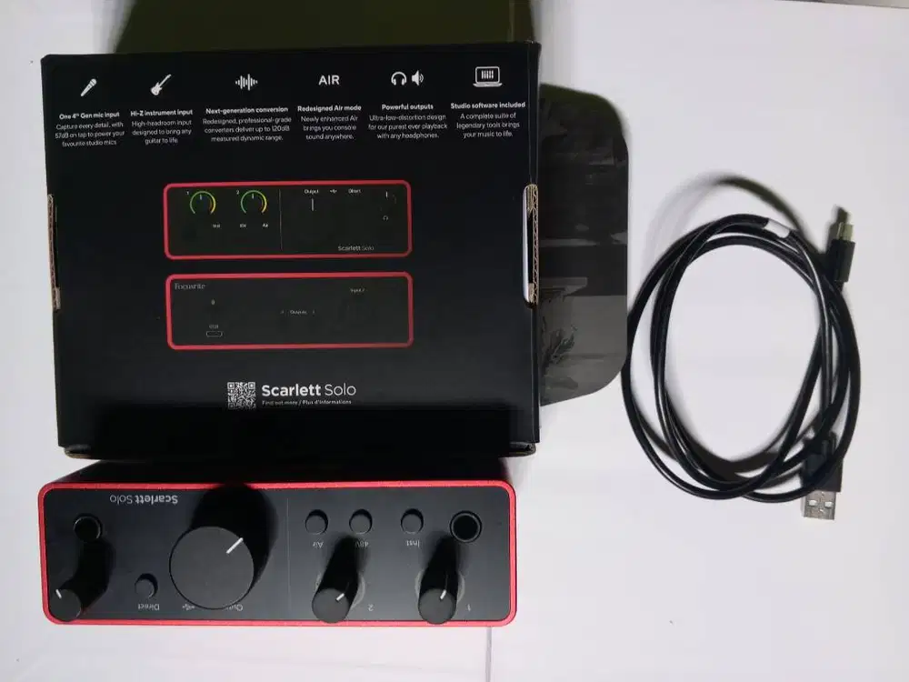 Soundcard Focusrite Scarlett Solo 4th Gen