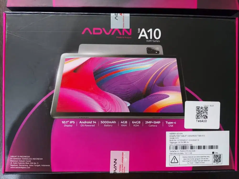 TABLET ADVAN A10 wifi series