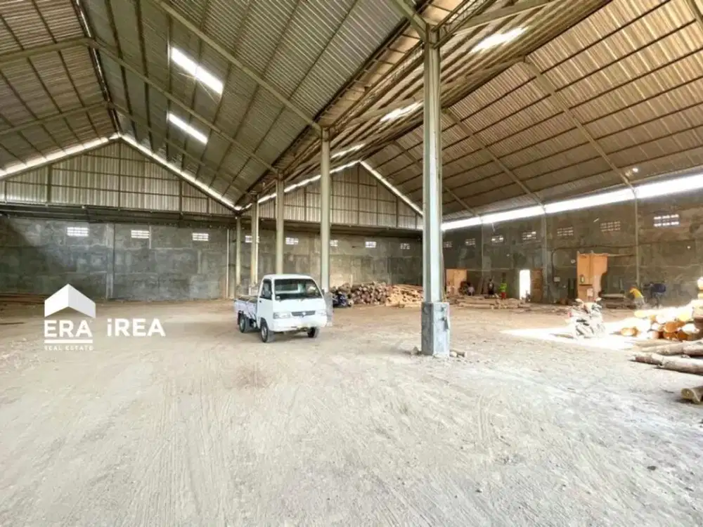 Gudang siap pakai dijual murah Ngemplak Boyolali akses kontainer