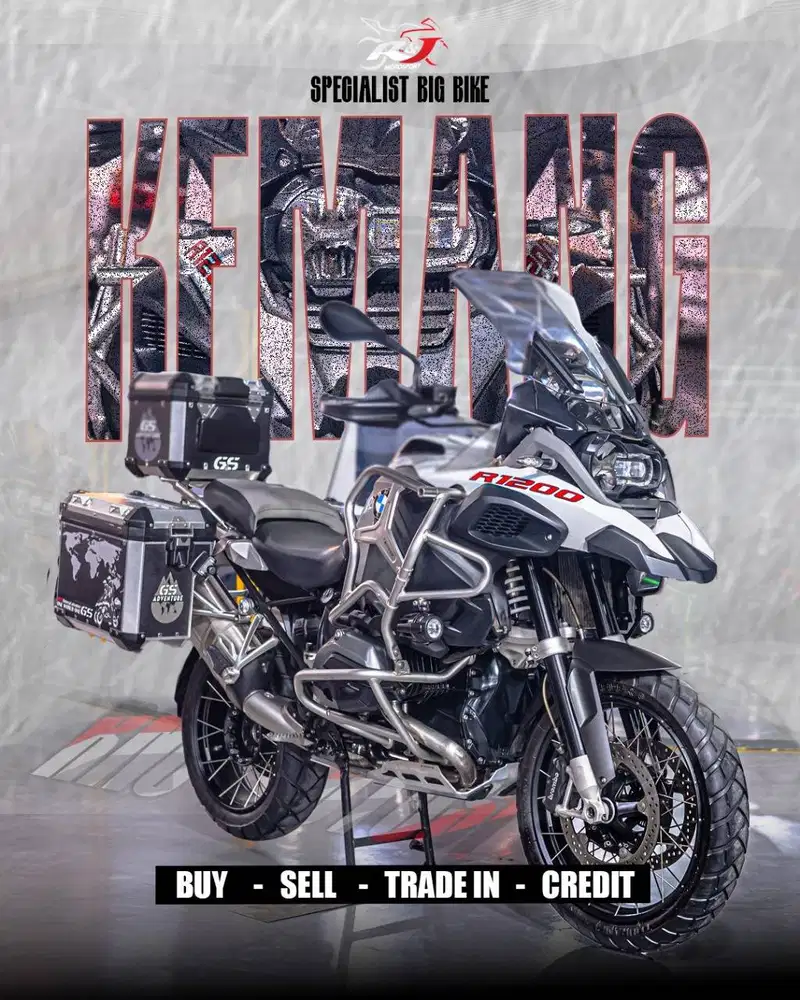 (BPKB & STNK) BMW GS 1200 K51 K50 Nik 2016 With Box  Odo 12.000 an Paj