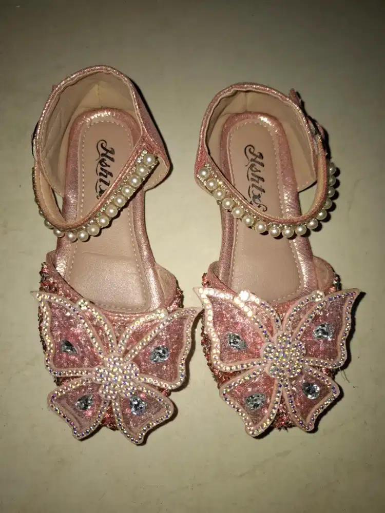 Preloved Sendal Pesta Bling Bling Pink
