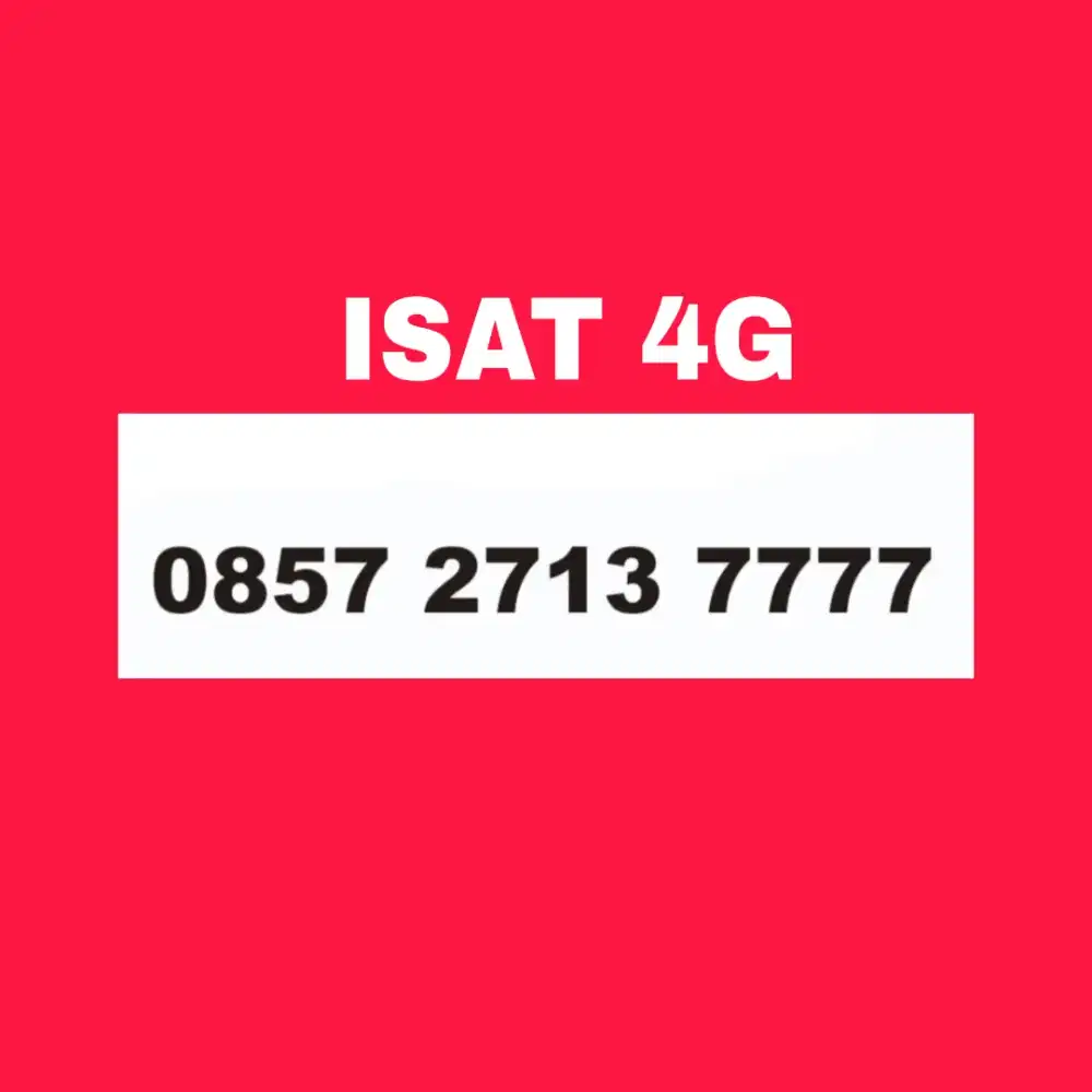 Nomor cantik isat quarted 7777