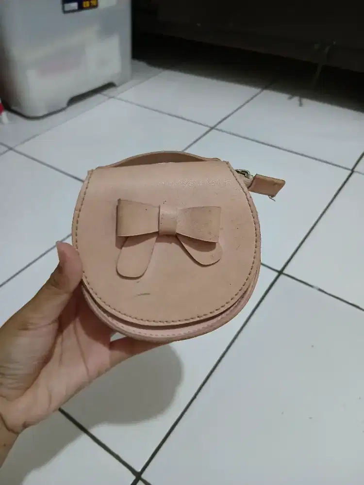 Dompet Bulat Pink