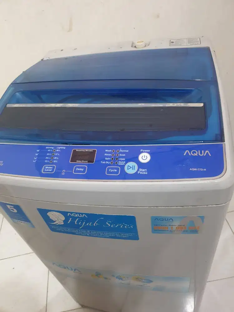 Mesin Cuci Satu Tabung Aqua AQW77DH