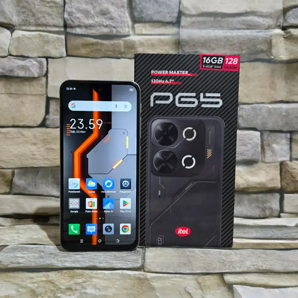 Itel P65 8/128 4G Fulset segel mulus 95%