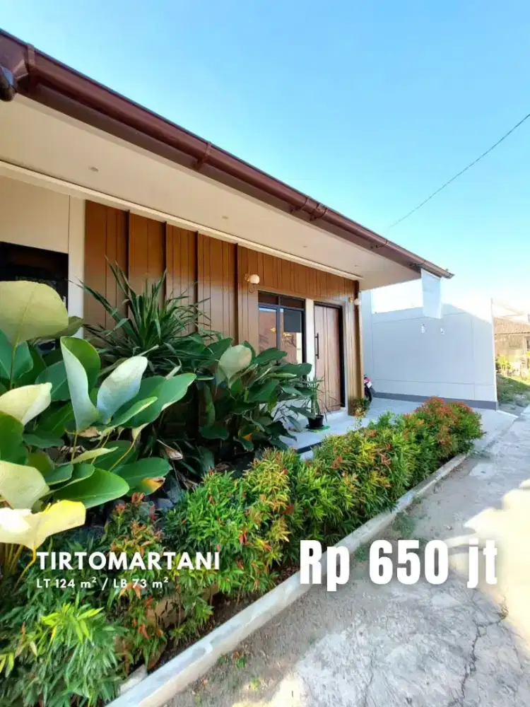 Dijual Rumah Modern Industrial dekat Jalan Raya LPMP Kalasan