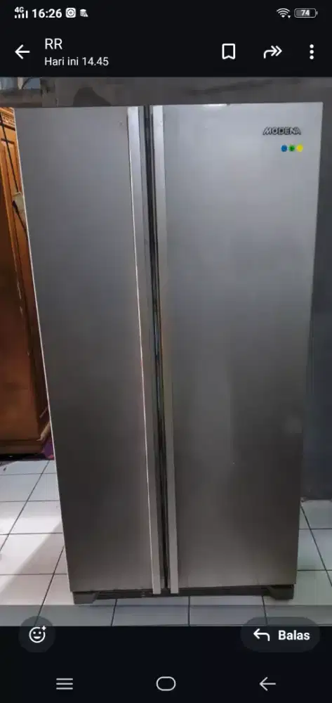 Jualurah kulkas side by side modena