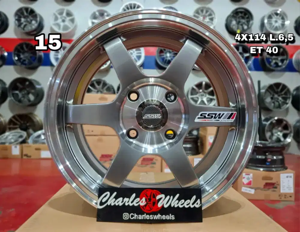 VELG SSW TE37 R15 MURAH