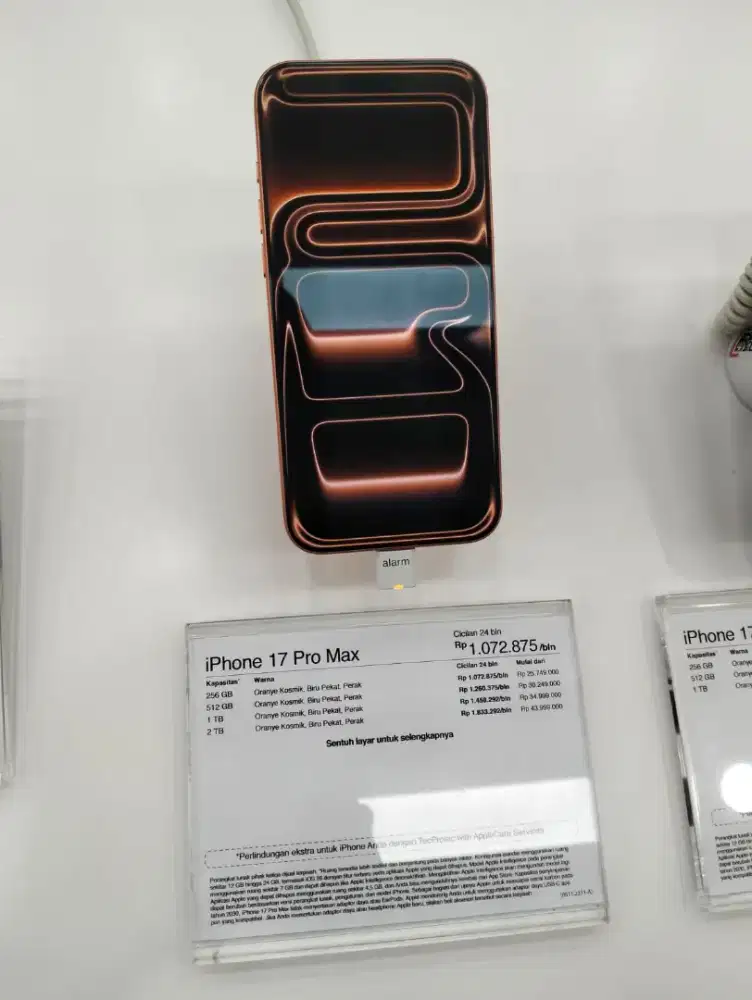 CICILAN HP IPHONE 17 PRO MAX, PROMO SPESIAL BUNGA 0%