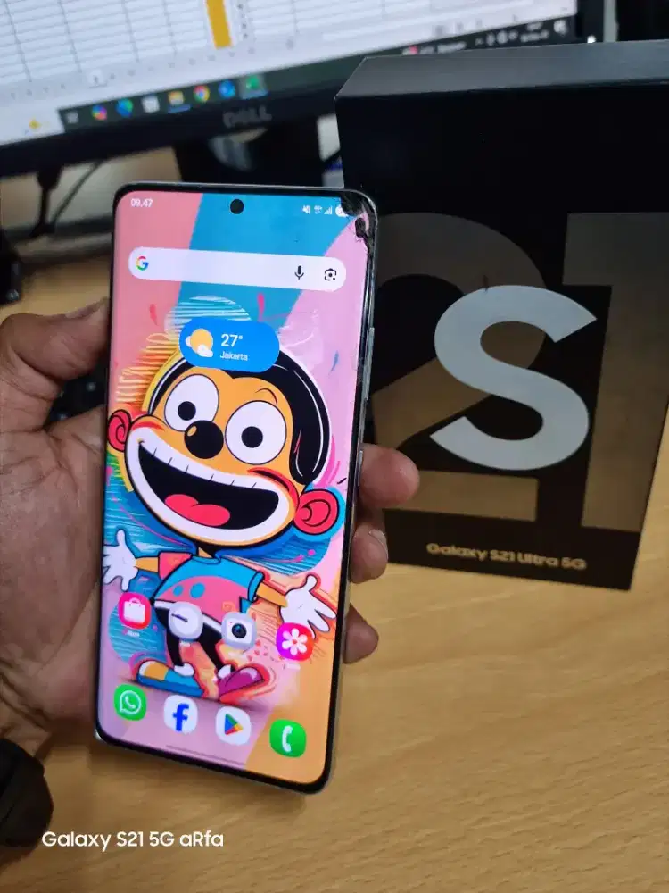 Samsung S21 Ultra 5G Ram 12/256 Fullset Rwsmi sein