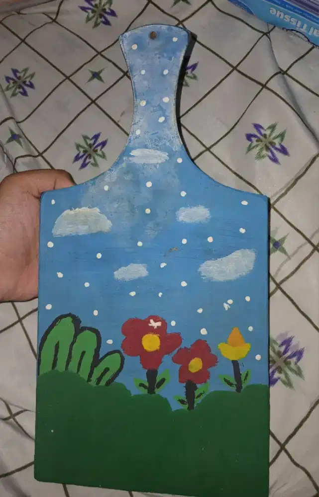 Hiasan Talenan kayu - Dekorasi cantik dan kekinian