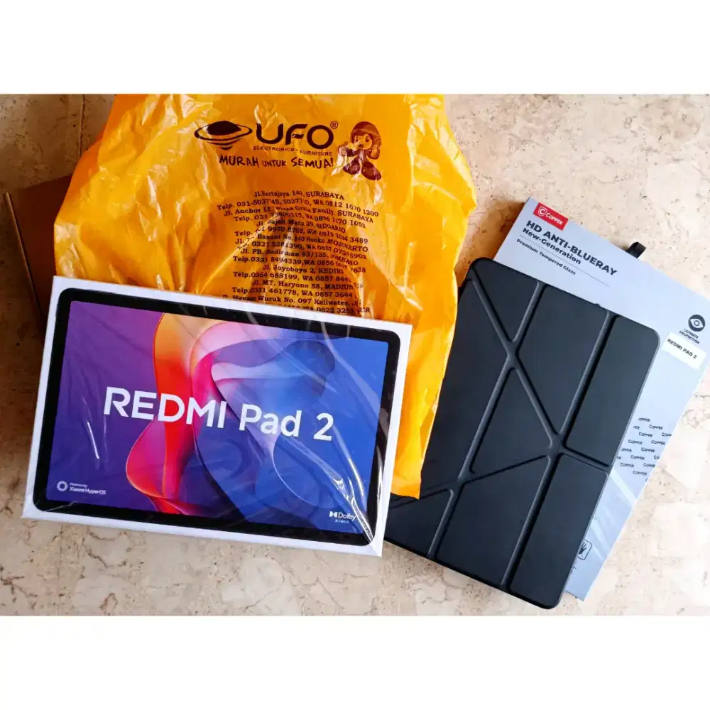 Redmi Pad 2 4Gb/128Gb Grey. Baru 1 Minggu, Like New.