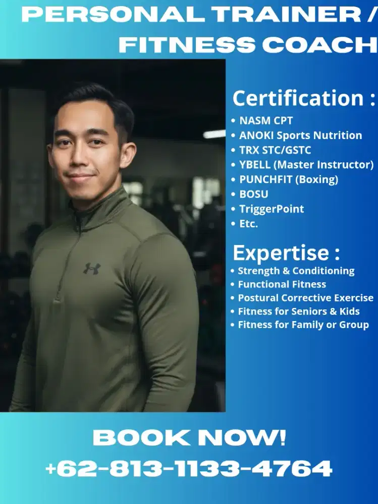 PERSONAL TRAINER / GROUP TRAINER / FITNESS COACH