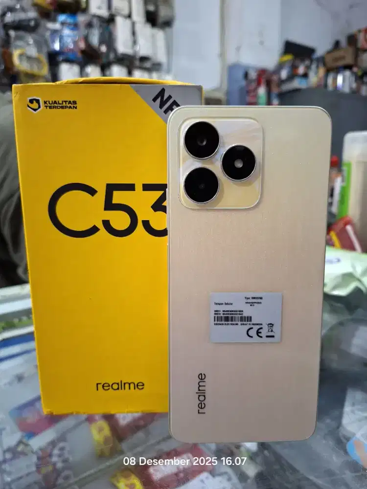 Realme C53 ram 6/128gb lengkap